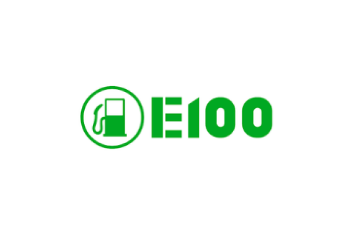 E100 logo